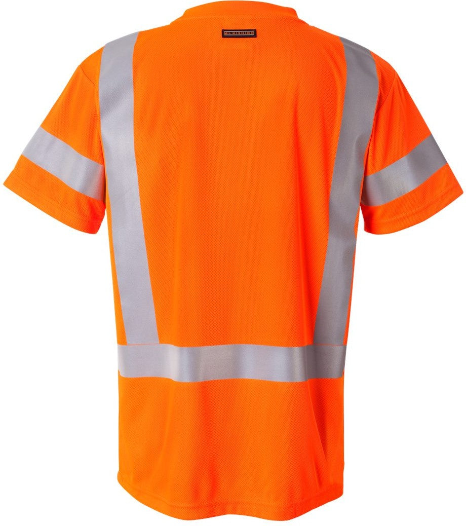 Rear View of Orange Class 3 T-Shirt - 9118-9119