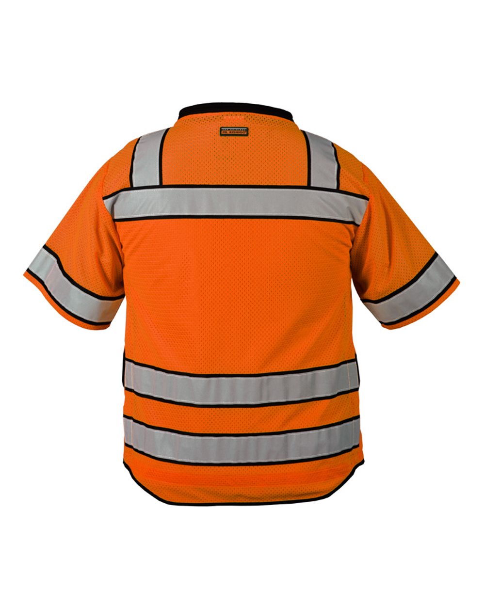 Rear View of Orange High Performance Surveyors Vest - S5014-5015