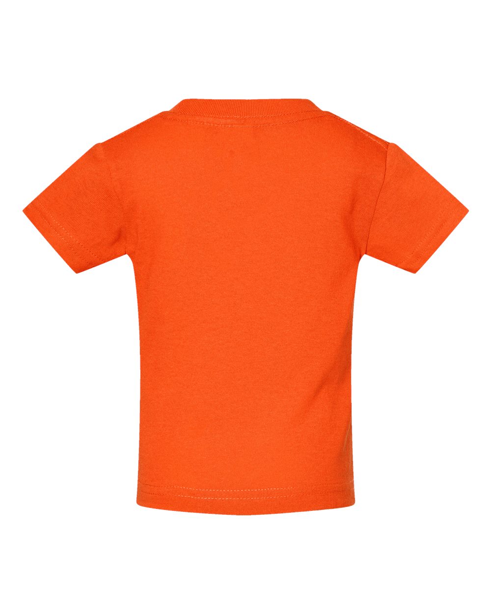 Rear View of Orange Infant Cotton Jersey Tee - 3401