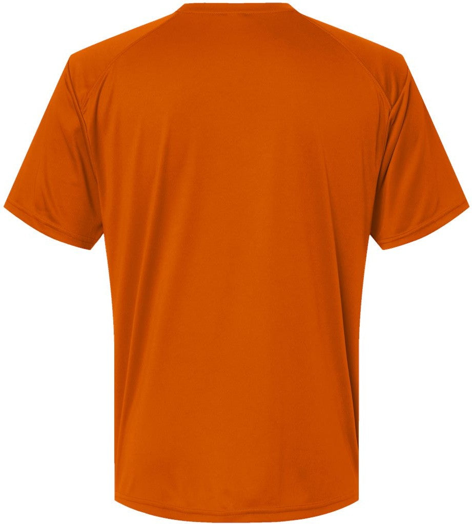 Rear View of Orange Islander Performance T-Shirt - 200