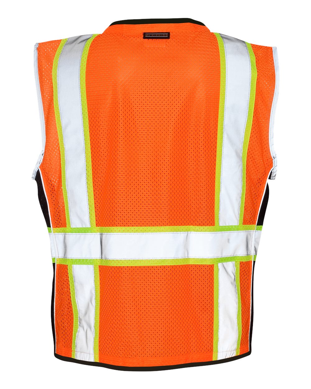 Rear View of Orange Premium Black Series® Heavy-Duty Vest - 1513-1514