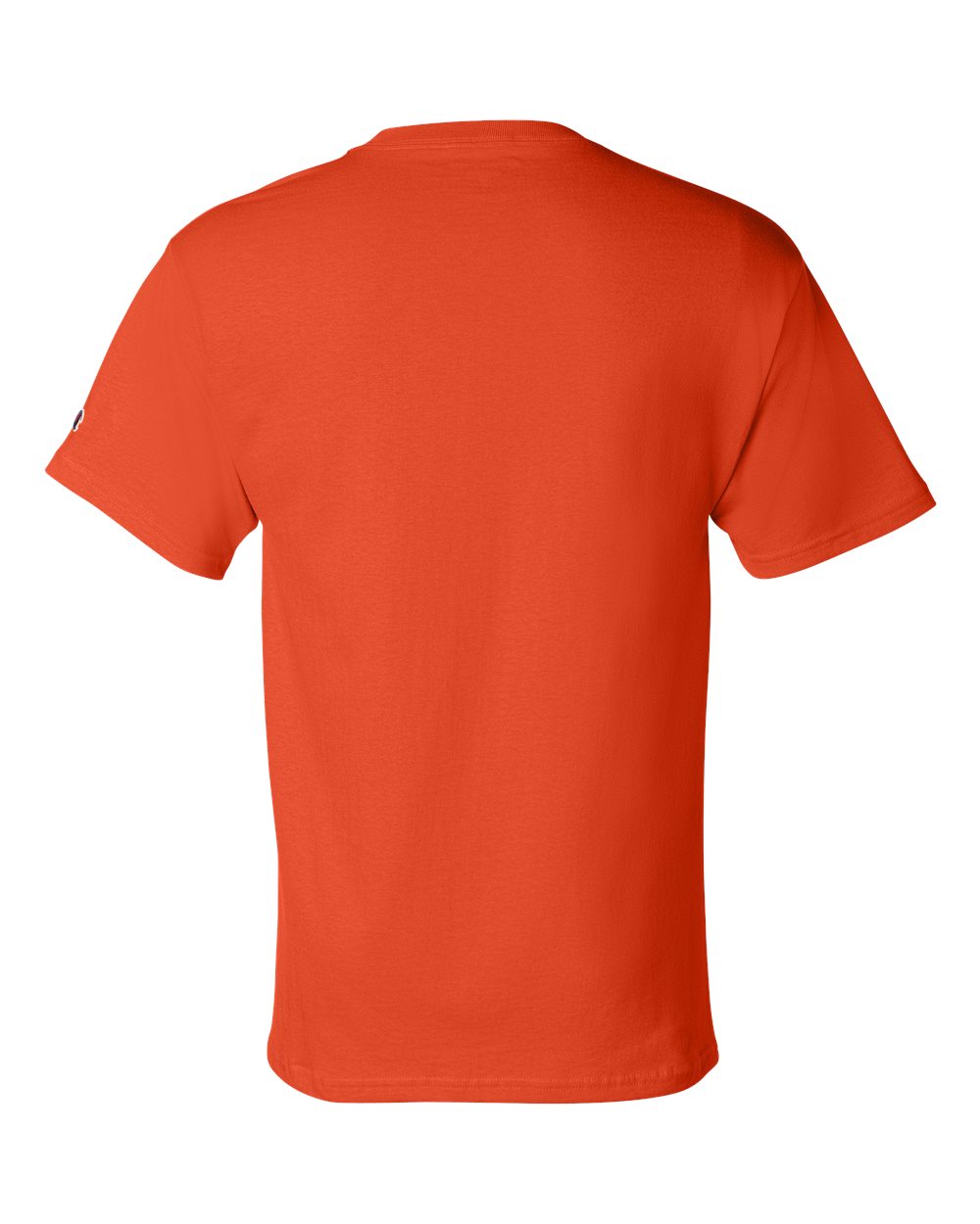 Rear View of Orange T-Shirt - T425