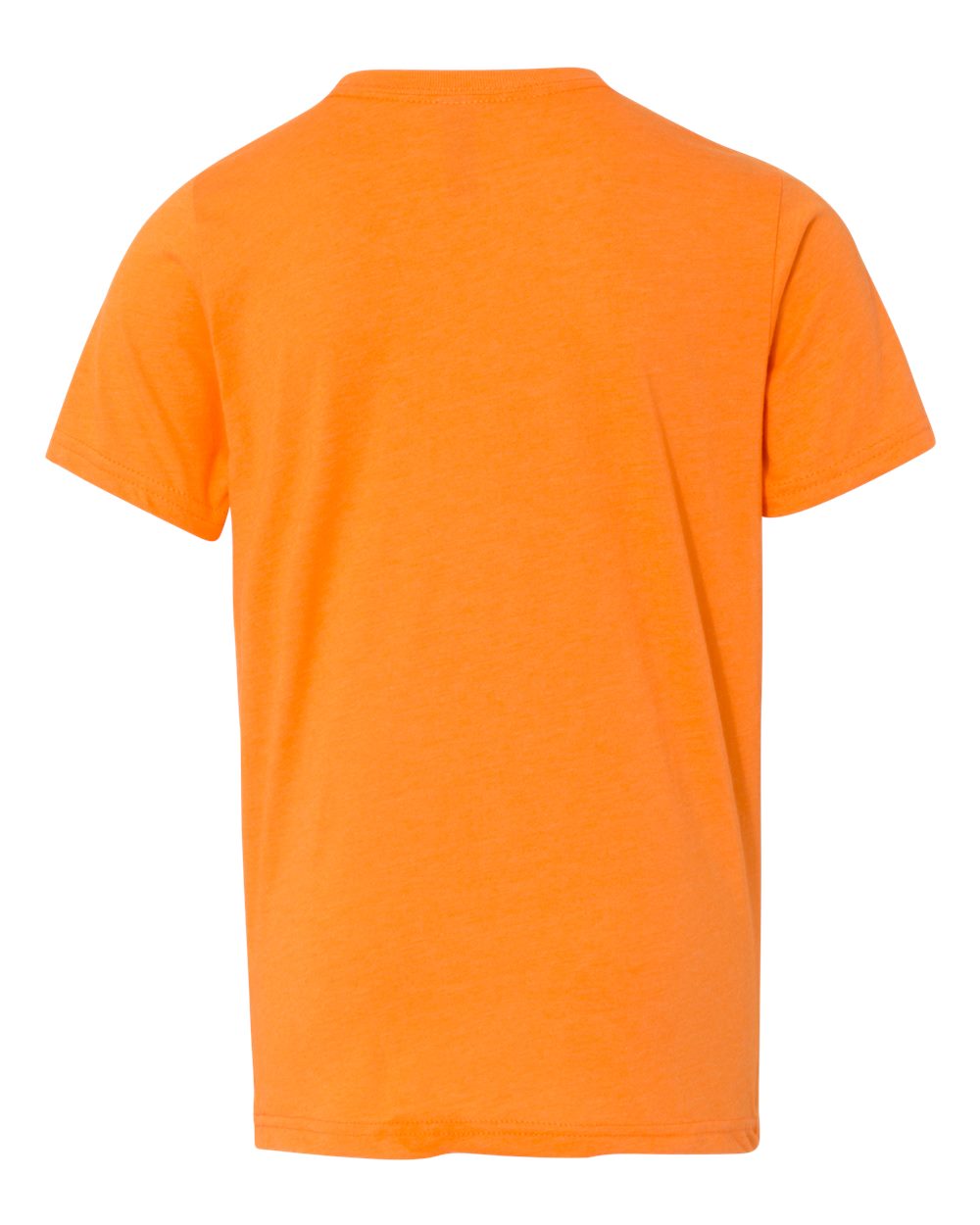 Rear View of Orange Youth CVC T-Shirt - 3312