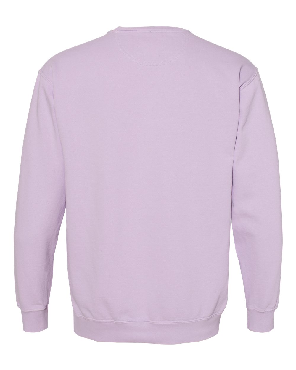 Rear View of Orchid Garment-Dyed Sweatshirt - 1566