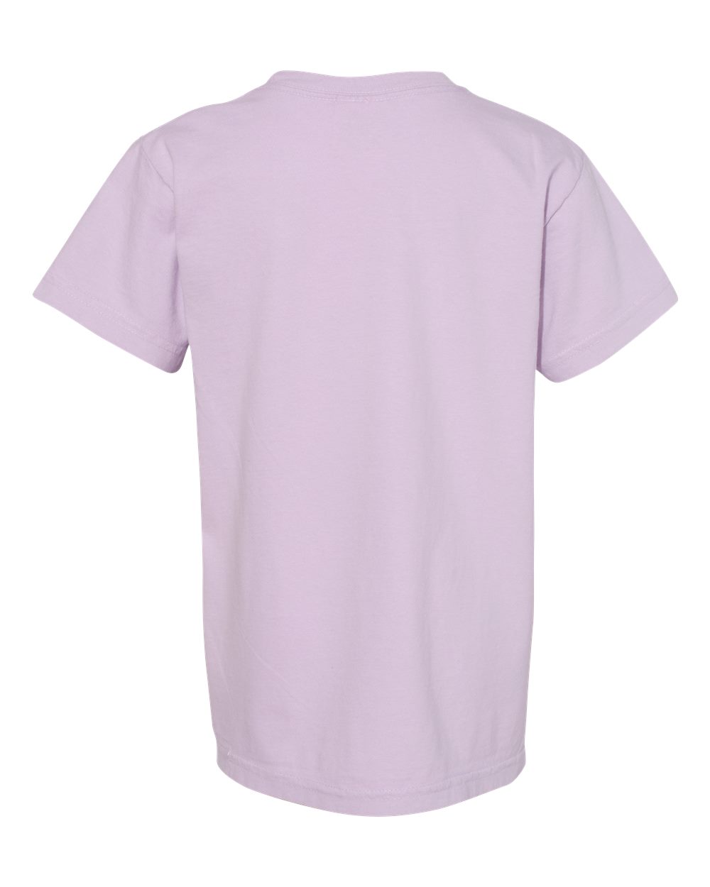 Rear View of Orchid Garment-Dyed Youth Heavyweight T-Shirt - 9018