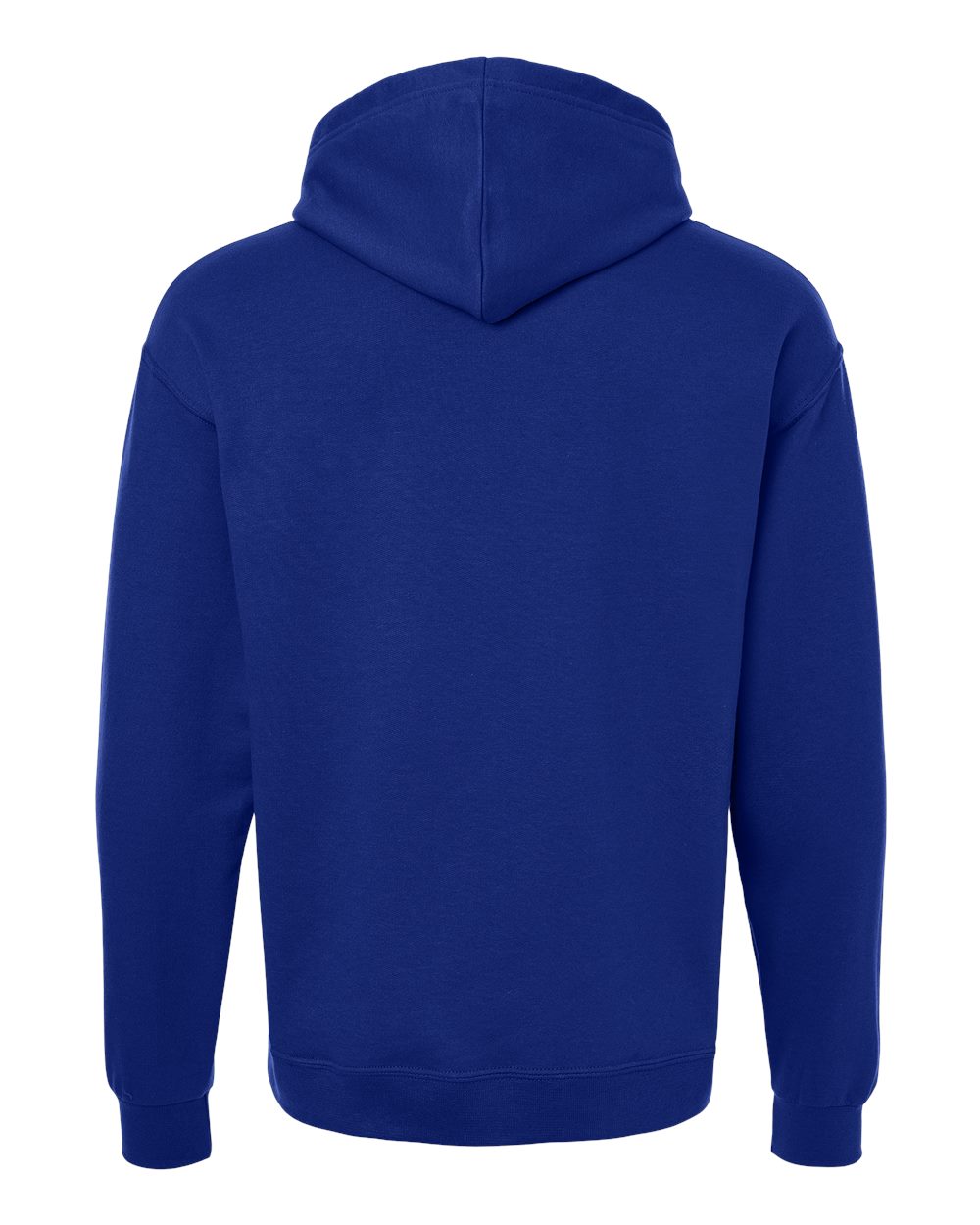 Rear View of Orchid Ultimate CVC Hooded Sweatshirt - IC49MR