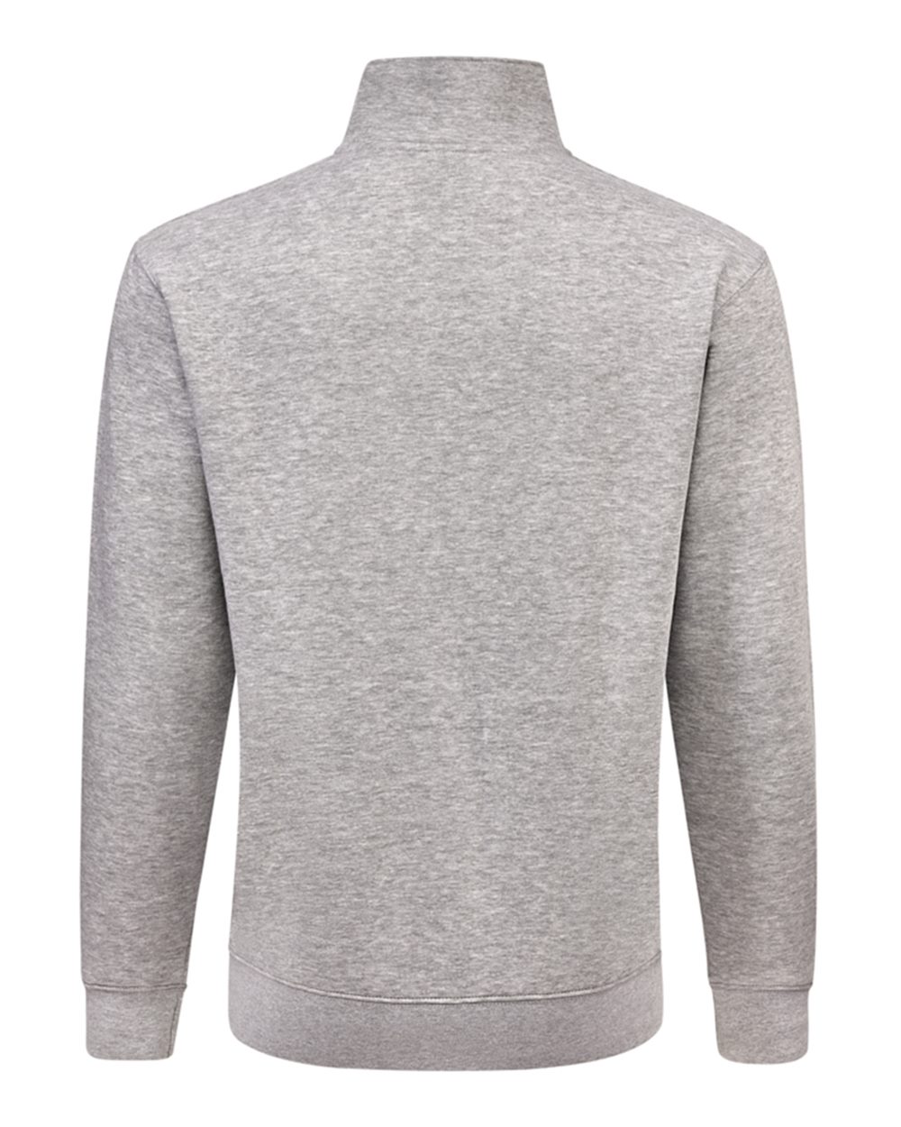 Rear View of Oxford BTB Fleece Quarter-Zip Sweatshirt - 8722