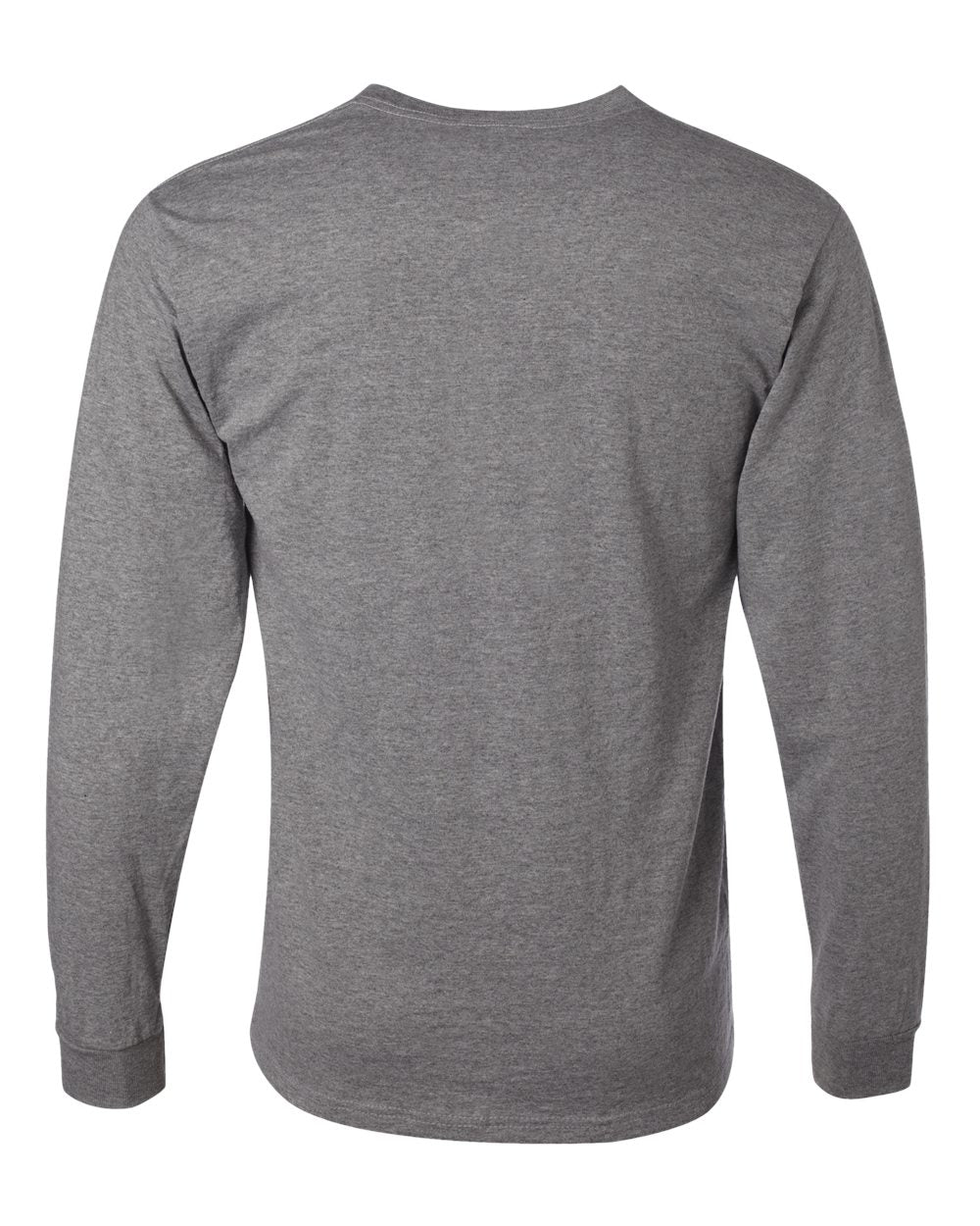 Rear View of Oxford Dri-Power® Long Sleeve 50/50 T-Shirt - 29LSR