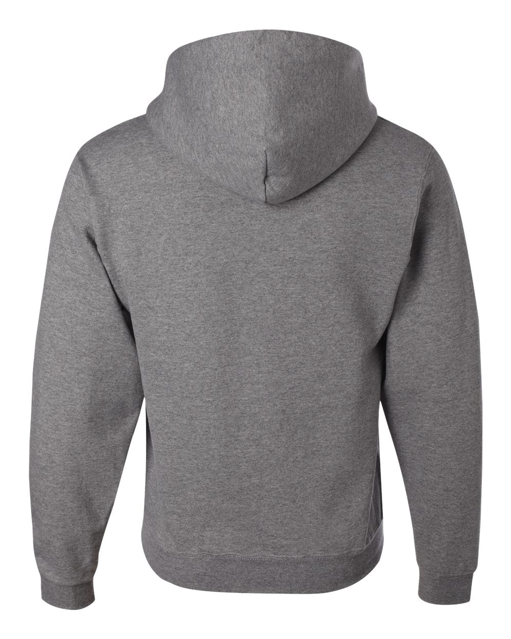 Rear View of Oxford NuBlend® Hooded Sweatshirt - 996MR