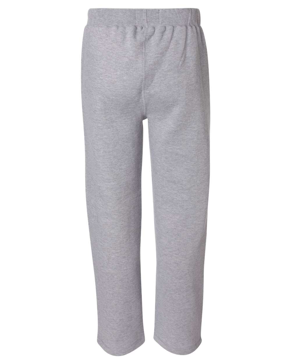Rear View of Oxford Premium Open-Bottom Sweatpants - 8992