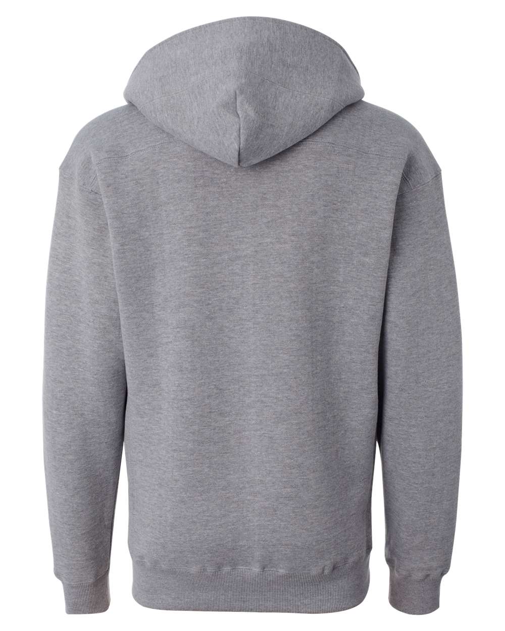 Rear View of Oxford Sport Lace Hooded Sweatshirt - 8830