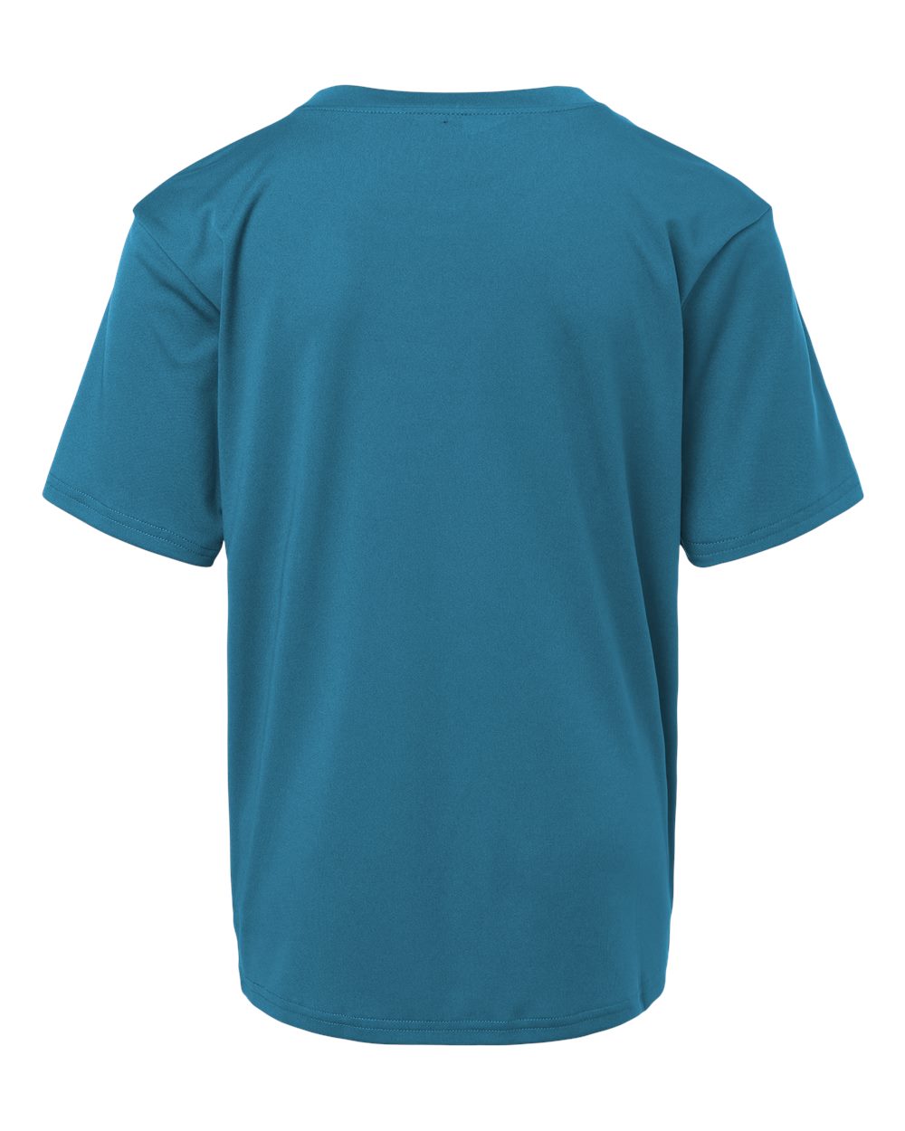 Rear View of Pacific Blue Pro-Lock Youth Performance T-Shirt - 48000Y
