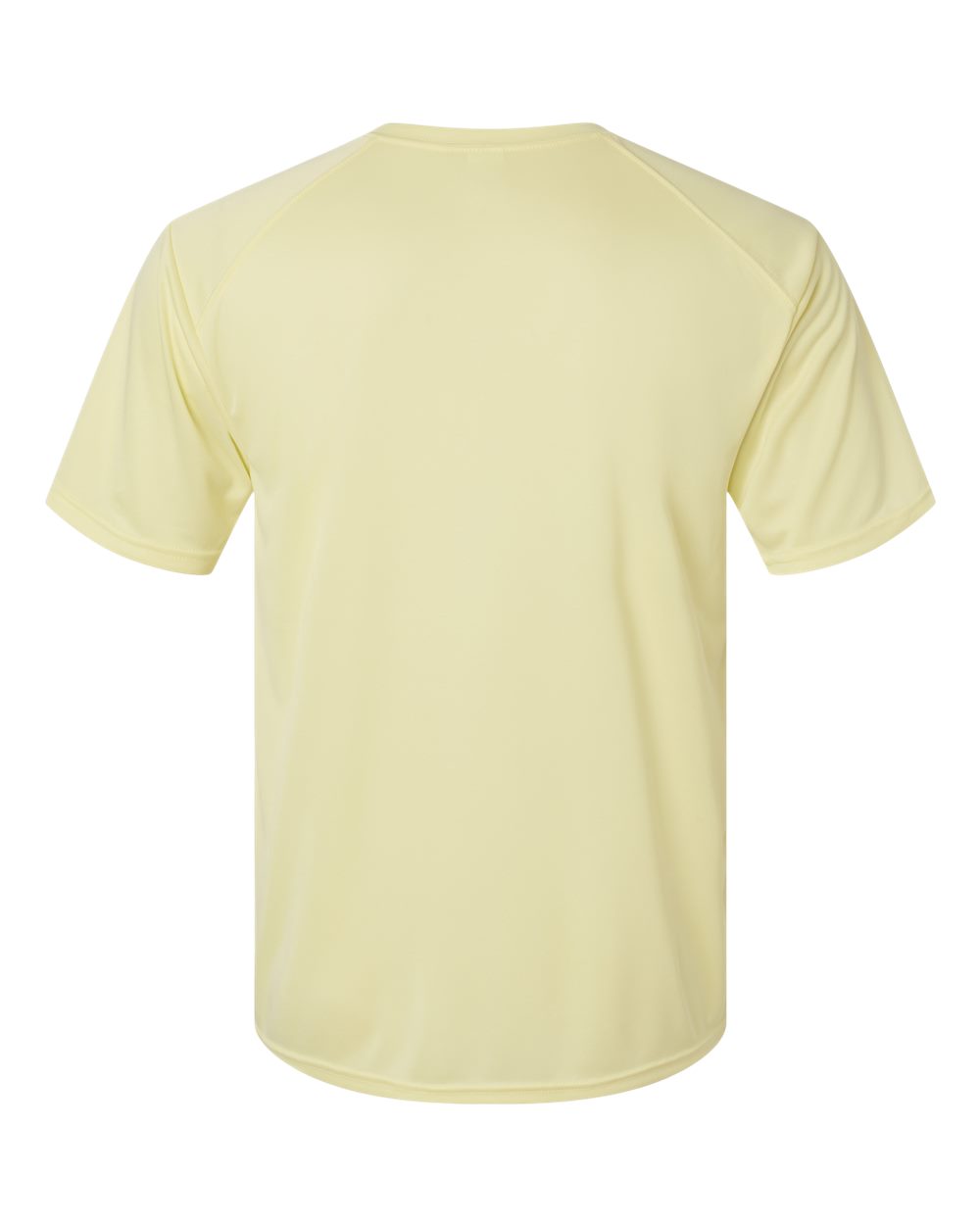 Front View of Pale Yellow Islander Performance T-Shirt - 200