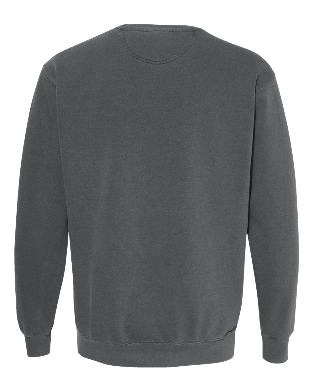 Rear View of Pepper Garment-Dyed Sweatshirt - 1566
