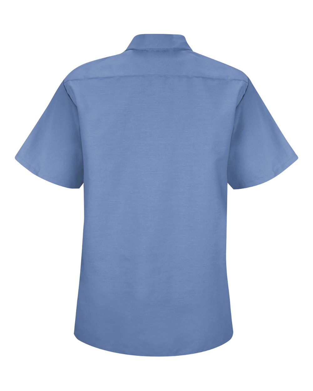 Front View of Petrol Blue Women's Industrial Work Shirt - SP23