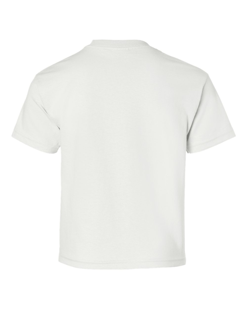 Rear View of PFD White Ultra Cotton® Youth T-Shirt - 2000B