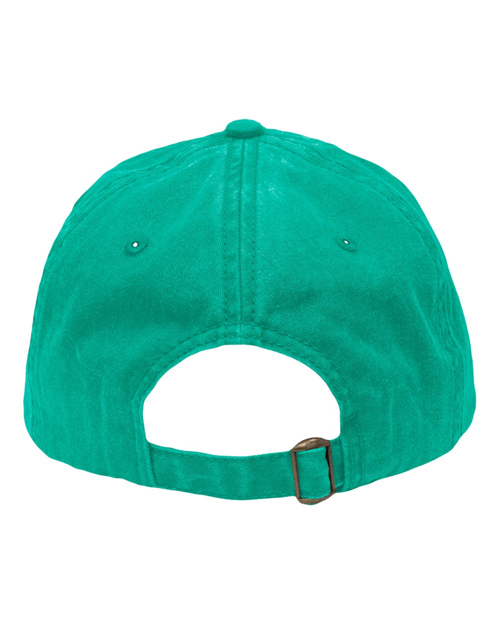 Rear View of Pigment Teal Dad Hat Fit - SP1700