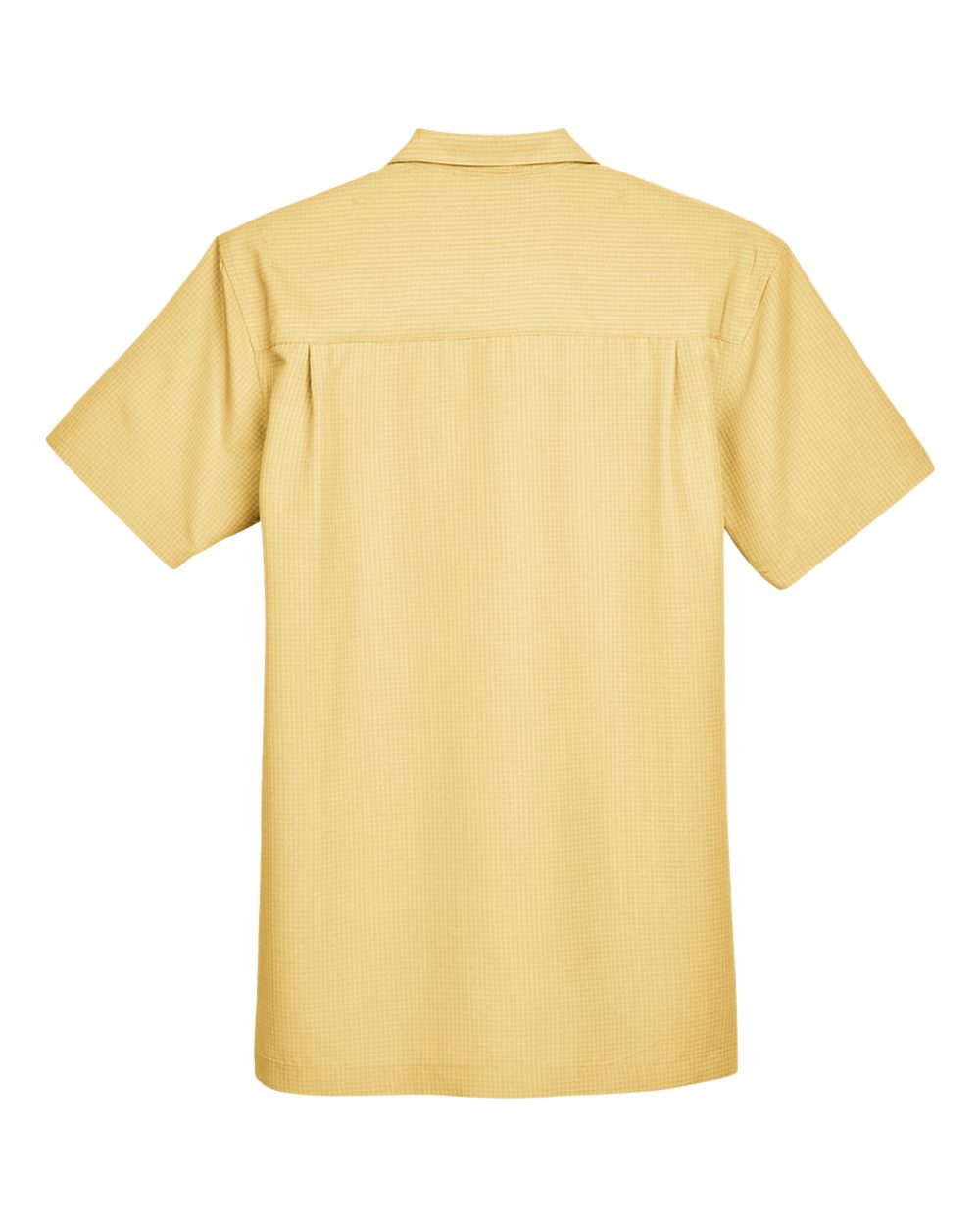 Rear View of Pineapple Men's Barbados Textured Camp Shirt - M560