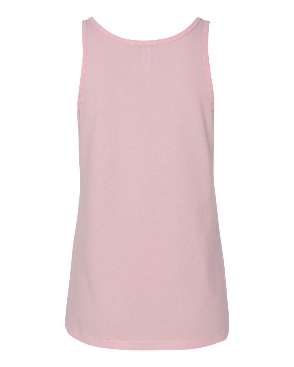 Rear View of Pink Women’s Relaxed Jersey Tank - 6488