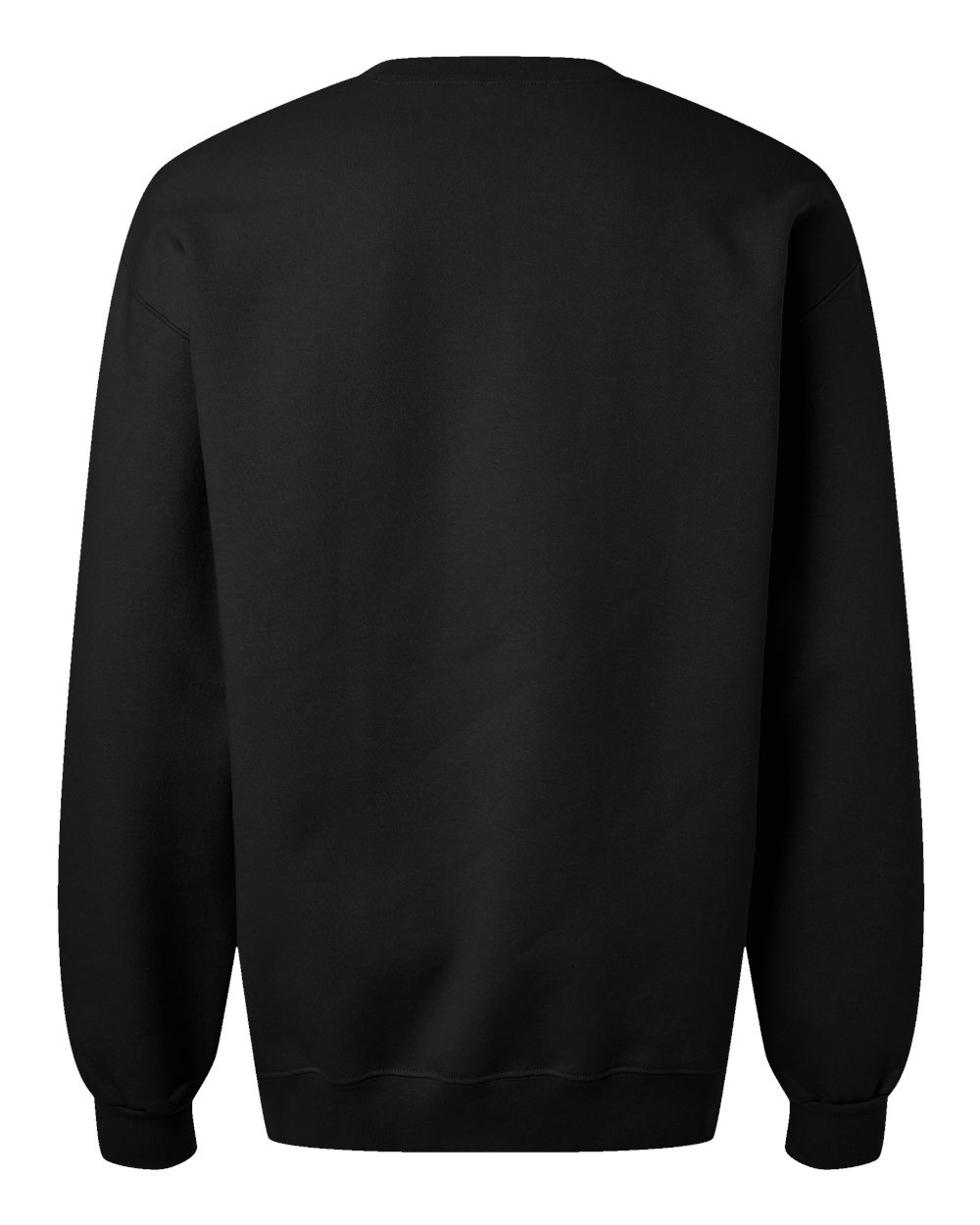 Rear View of Pitch Black Hammer™ Maxweight Crewneck Sweatshirt - 19000
