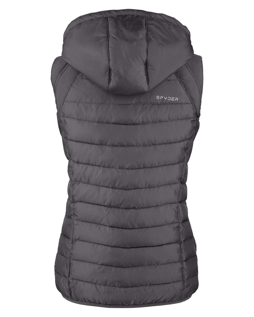 Rear View of Polar Women's Supreme Puffer Vest - S16641