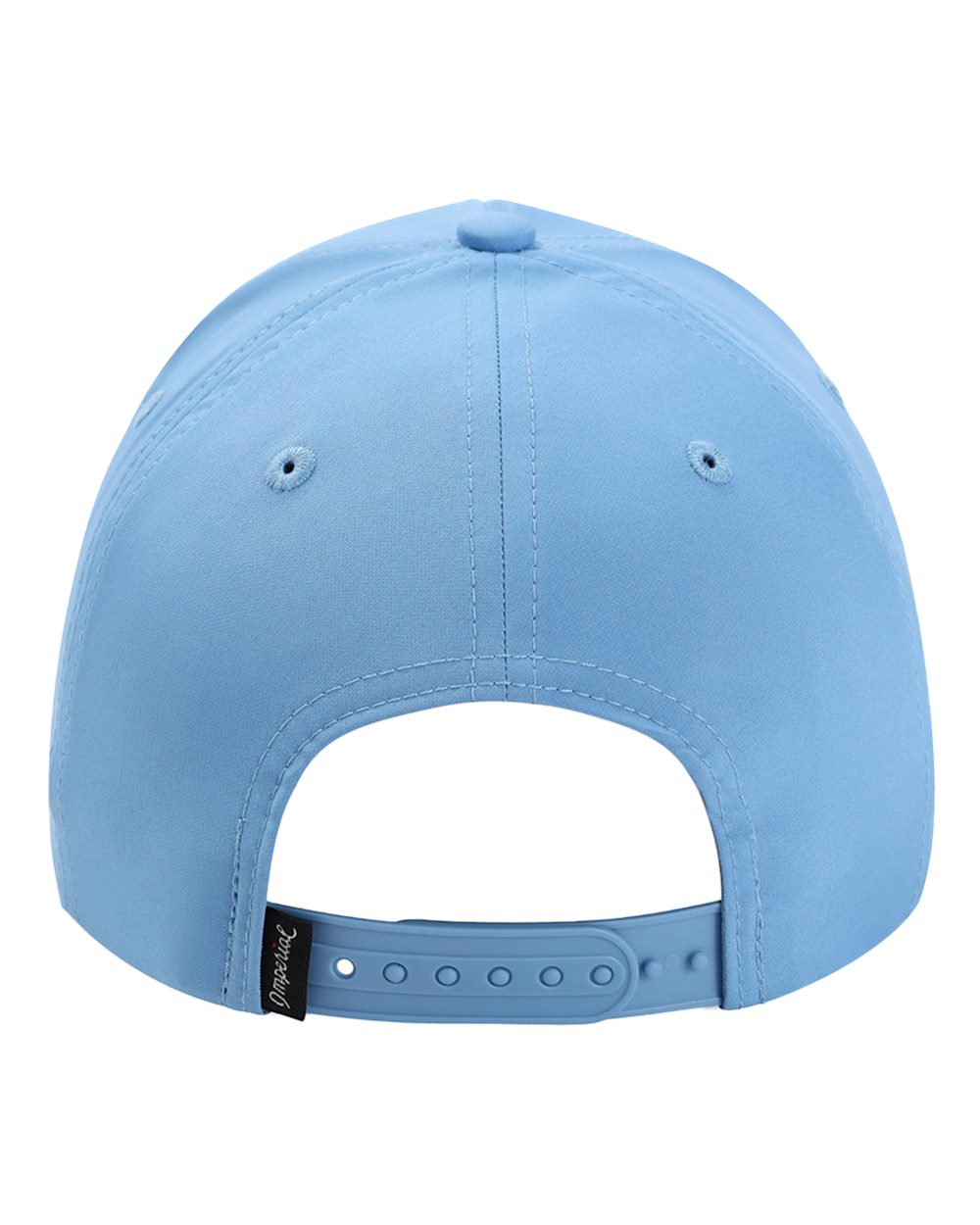Rear View of Powder Blue The Independent Cap - 7054N