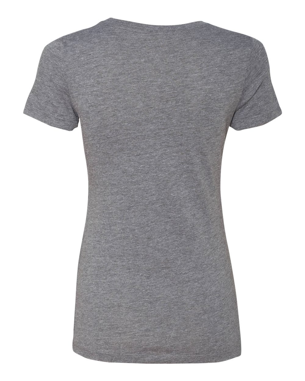 Rear View of Premium Heather Women’s Triblend T-Shirt - 6710