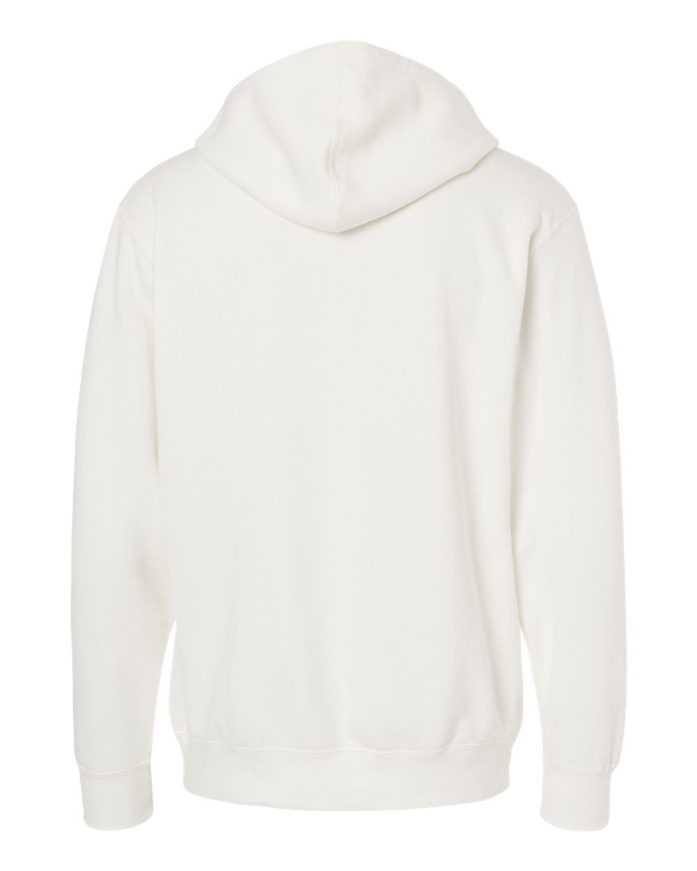 Rear View of Prepared For Dye Midweight Pigment-Dyed Hooded Sweatshirt - PRM4500