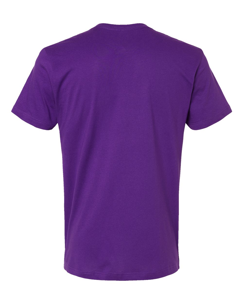 Rear View of Pro Purple Fine Jersey Tee - 6901