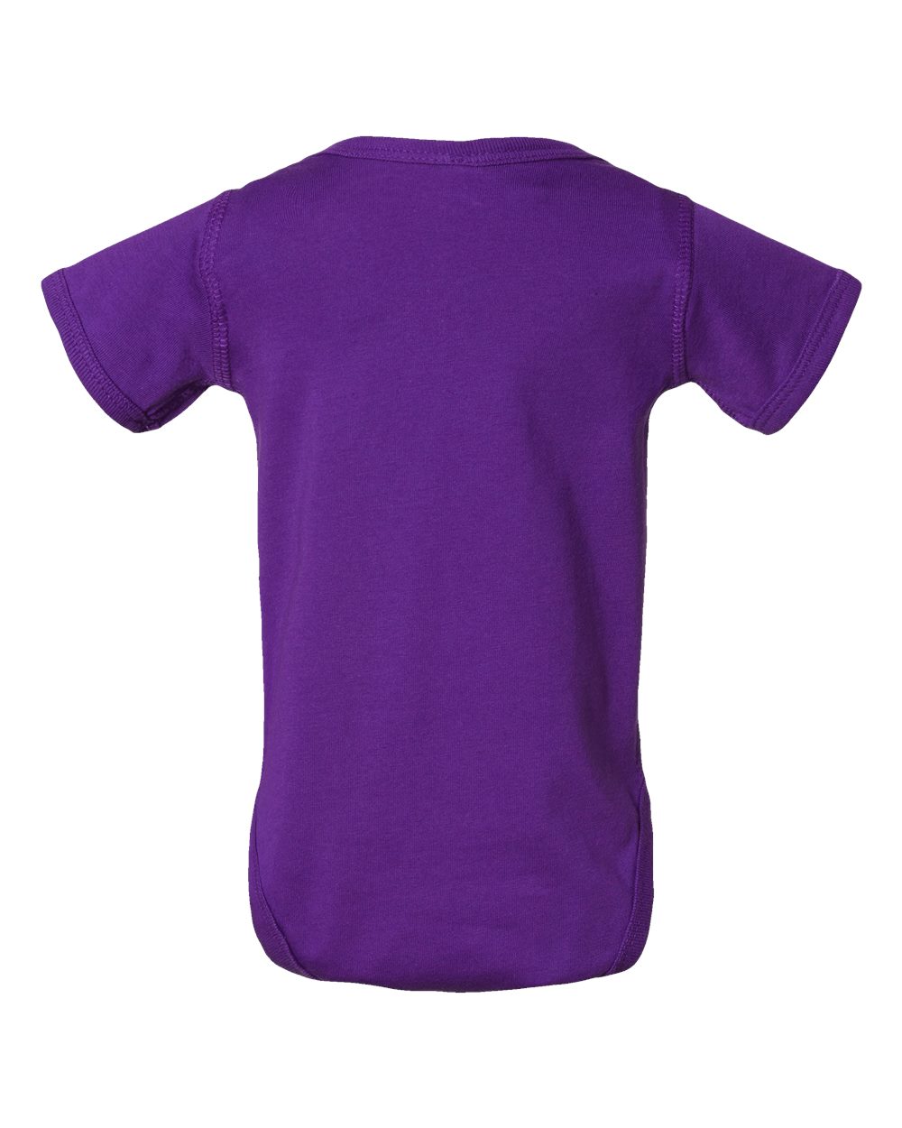 Rear View of Pro Purple Infant Fine Jersey Bodysuit - 4424