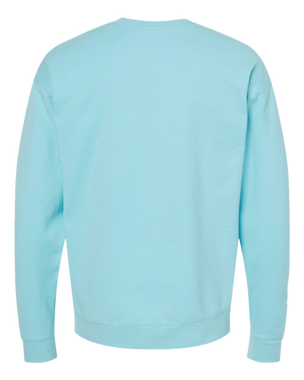 Rear View of Purist Blue Fleece Crewneck Sweatshirt - 340