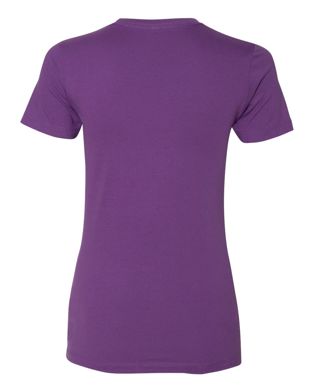 Rear View of Purple Berry Women’s Cotton T-Shirt - 3900