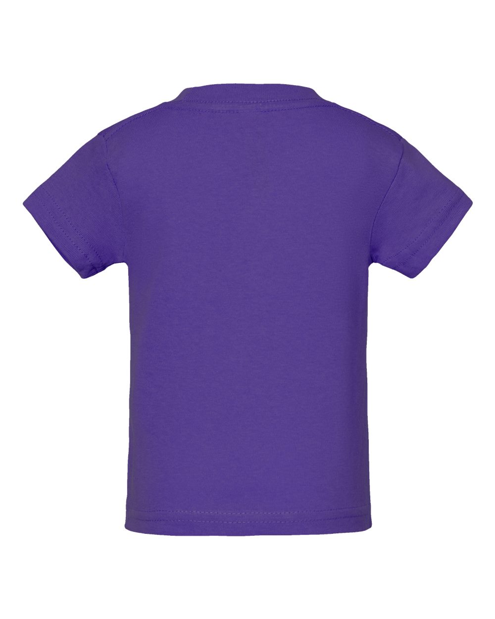 Rear View of Purple Infant Cotton Jersey Tee - 3401