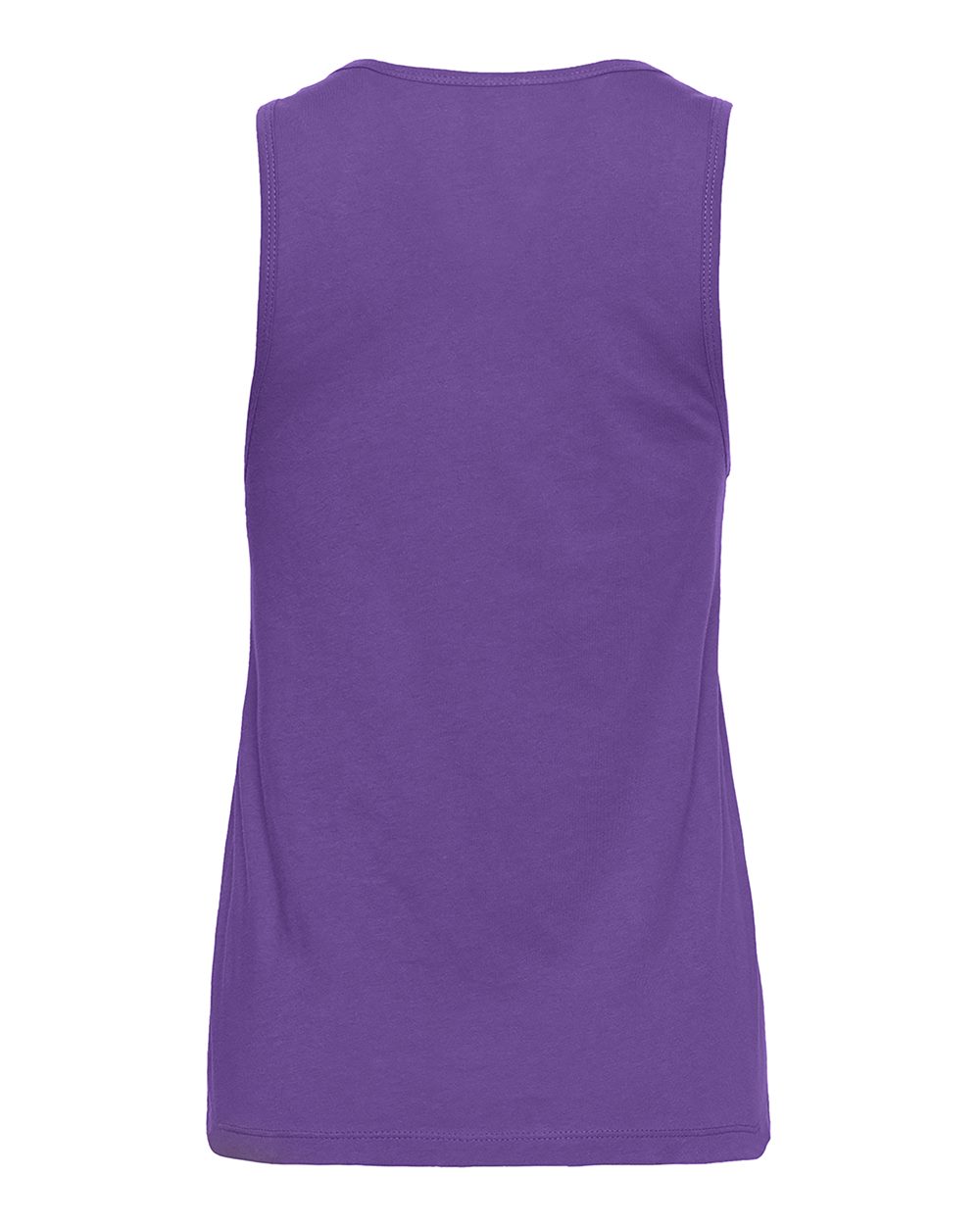 Rear View of Purple Rush Women's Cotton Tank - 3933