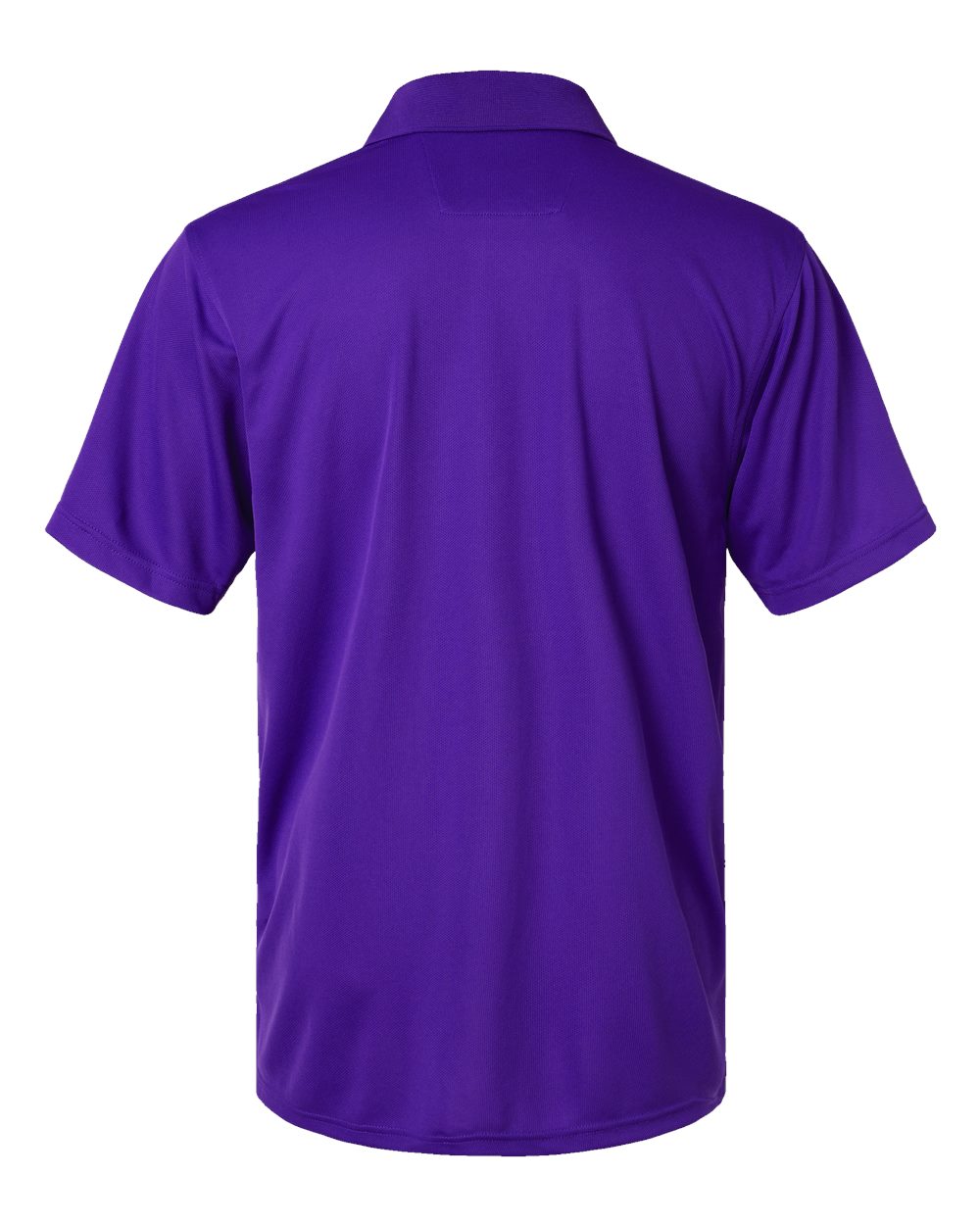 Front View of Purple Saratoga Performance Mini Mesh Polo - 100