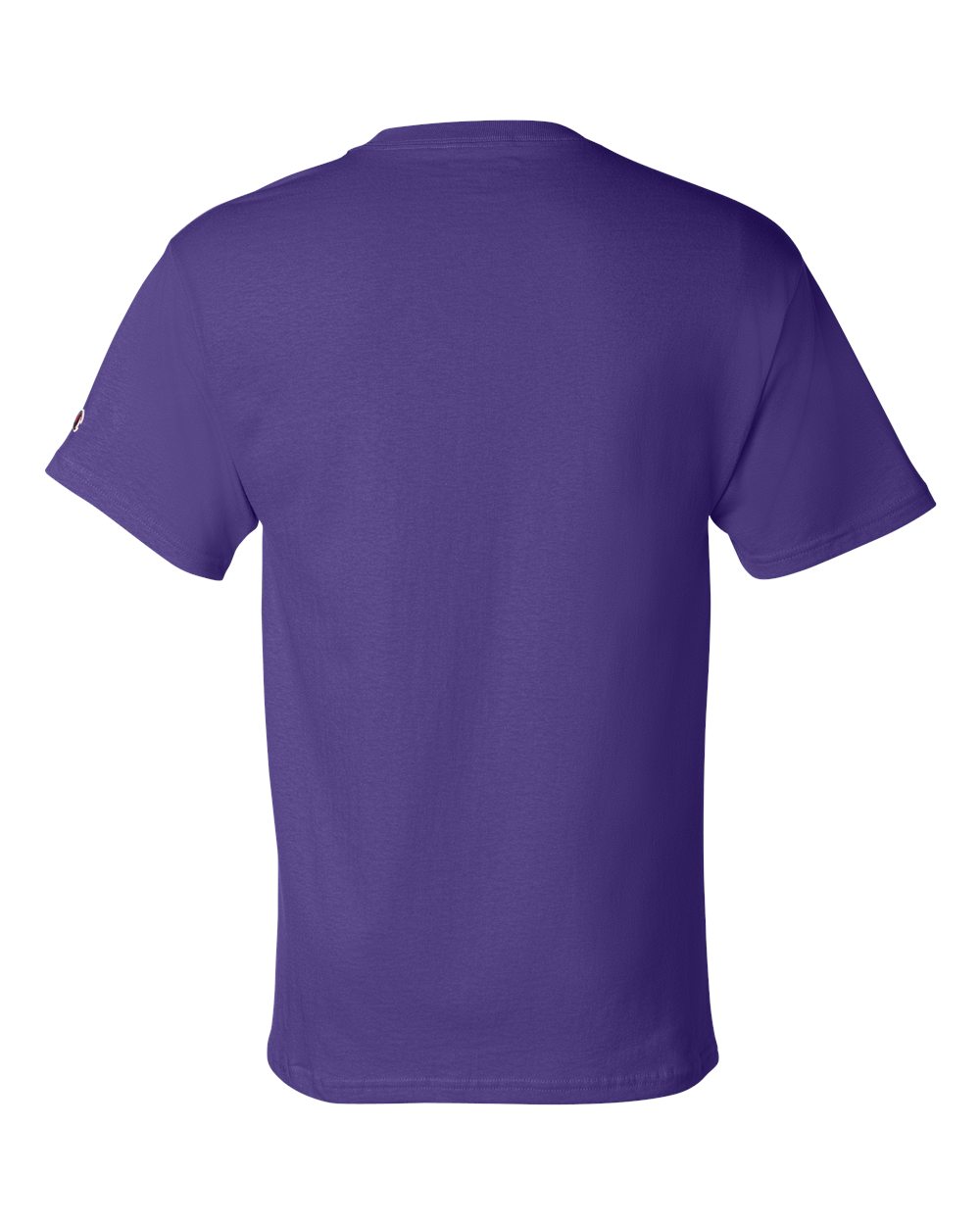 Rear View of Purple T-Shirt - T425