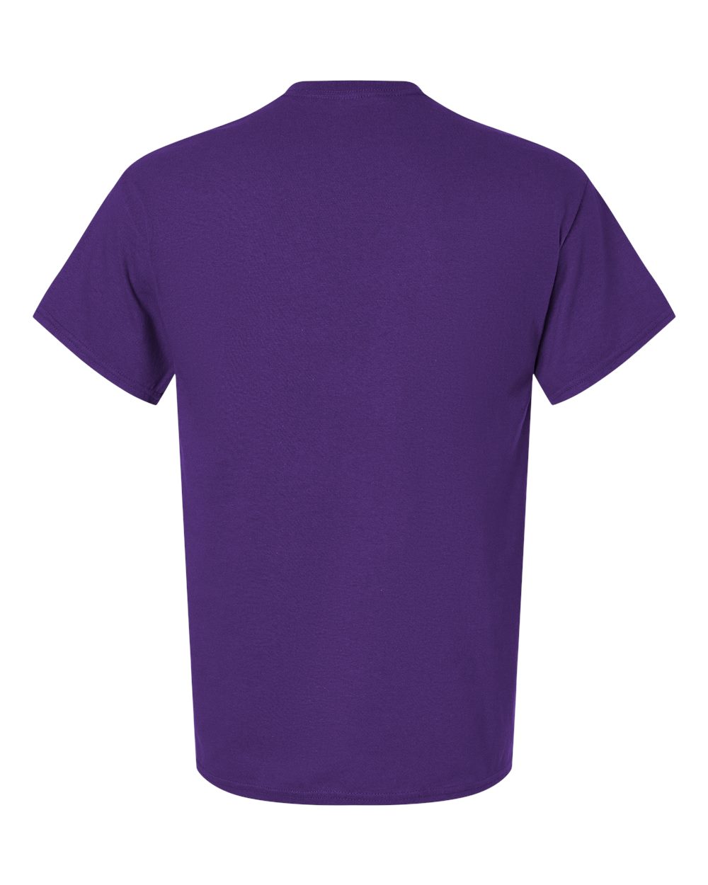 Rear View of Purple Ultra Cotton® T-Shirt - 2000