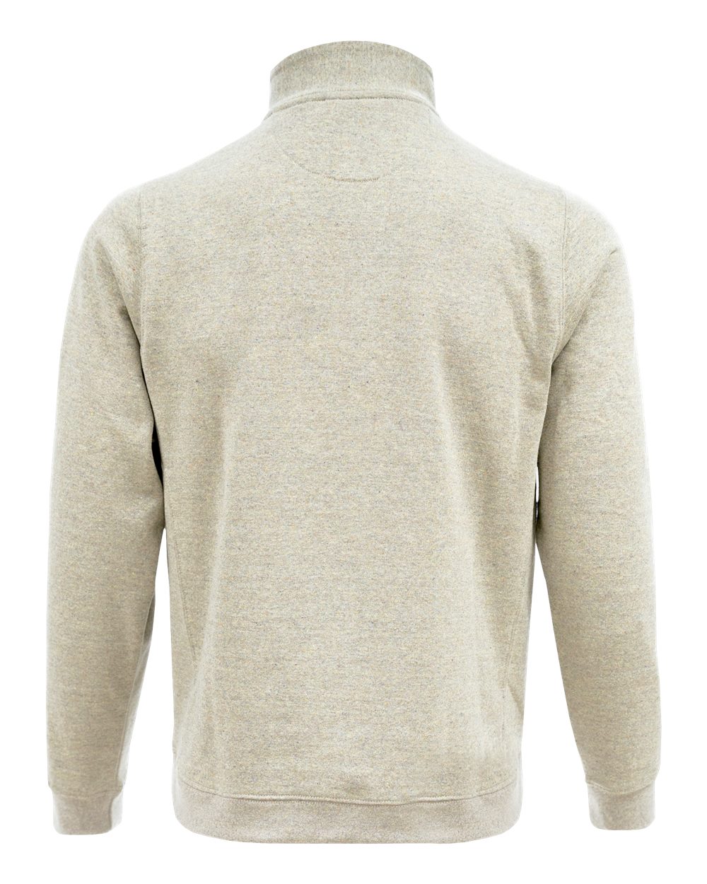 Rear View of Rainbow Quarter-Zip Pullover - RC1096
