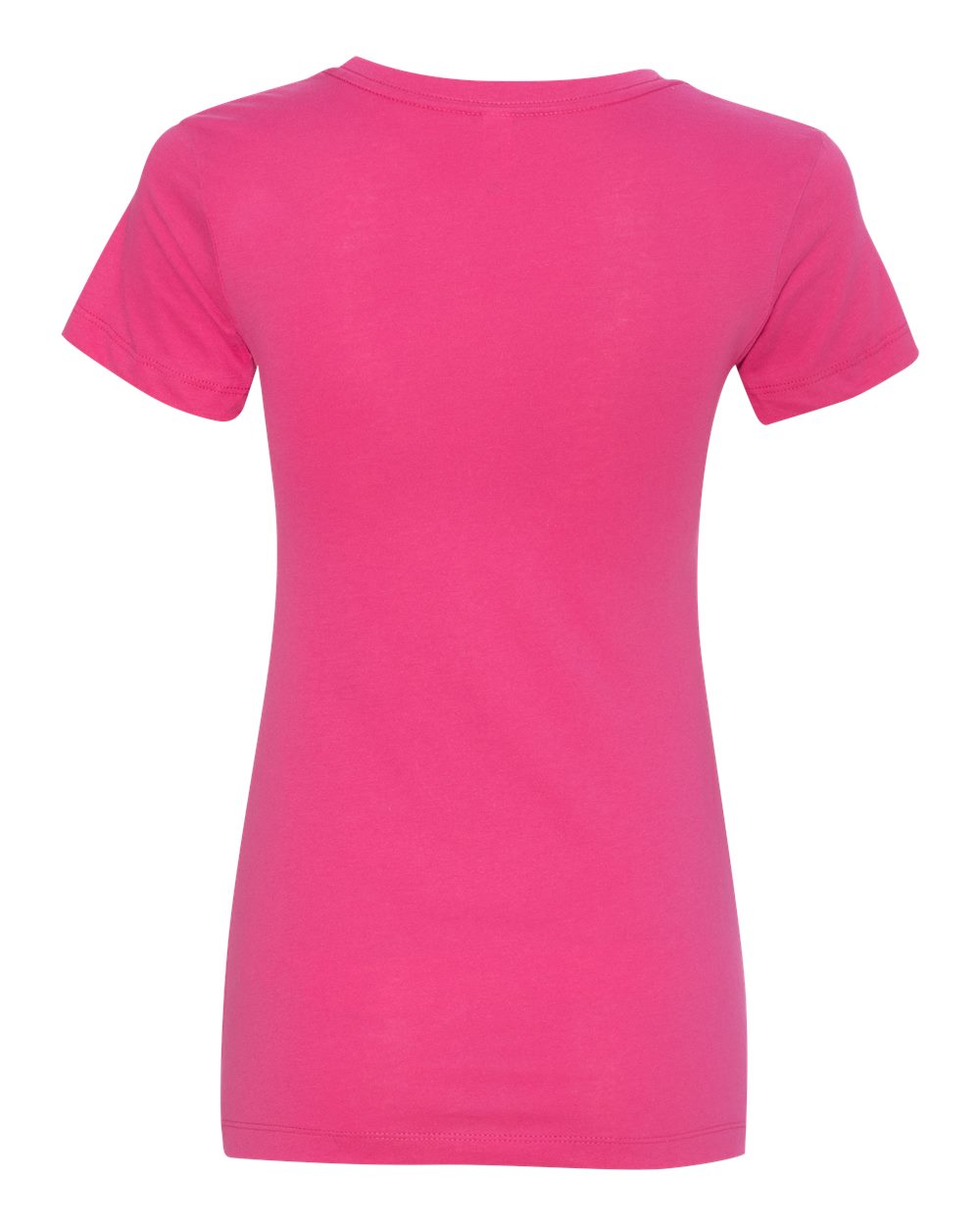 Rear View of Raspberry Women's Ideal T-Shirt - 1510
