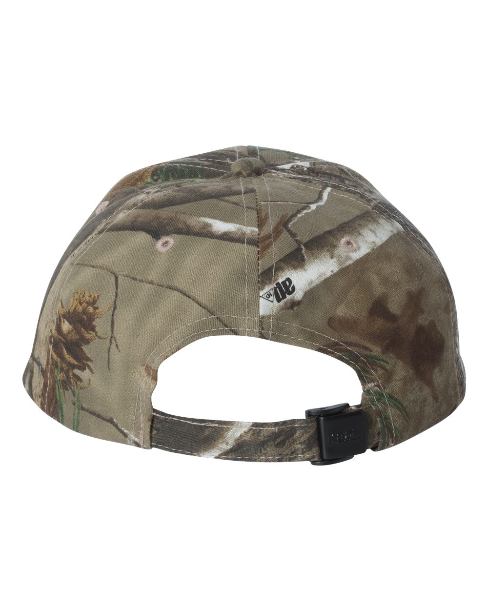 Rear View of Realtree All Purpose Licensed Camo Cap - LC10
