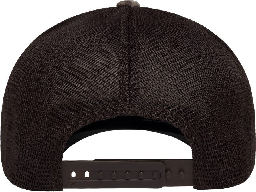 Rear View of Realtree Edge/ Brown 110® Mesh-Back Cap - 110M