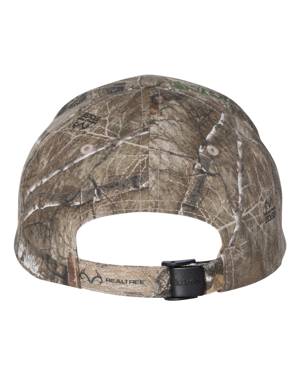 Rear View of Realtree Edge Licensed Camo Cap - LC10