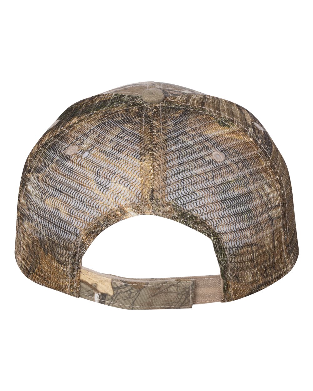Rear View of Realtree Xtra Licensed Camo Mesh Back Cap - LC5M