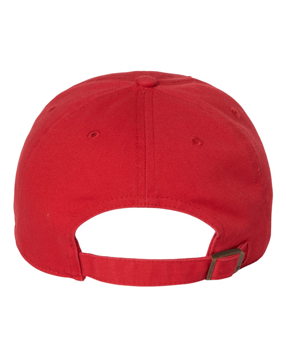 Rear View of Red Clean Up Cap - 4700
