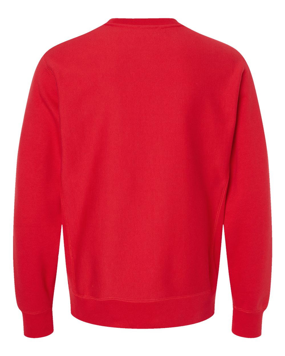Rear View of Red Legend - Premium Heavyweight Cross-Grain Crewneck Sweatshirt - IND5000C