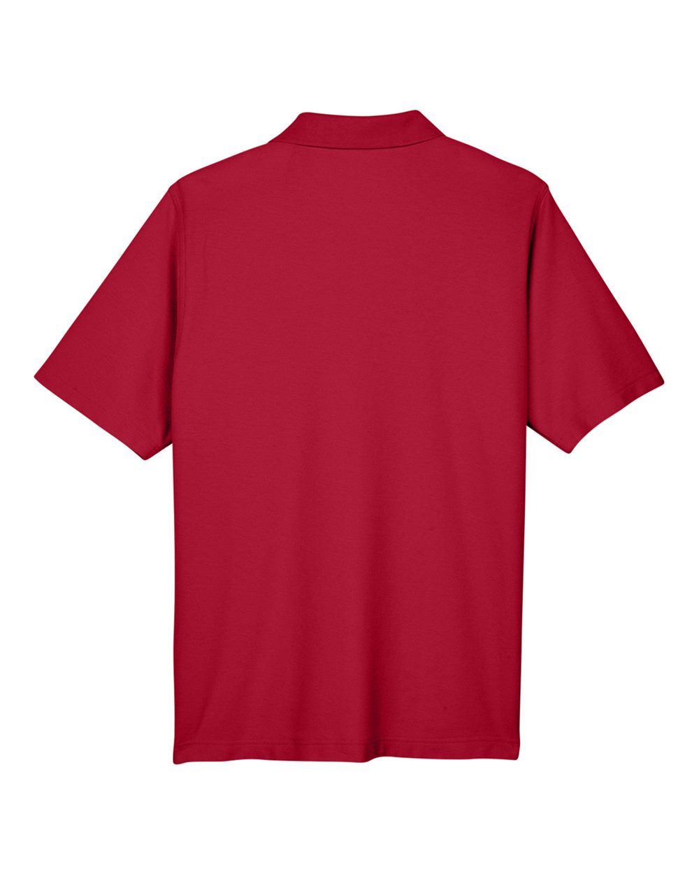 Rear View of Red Men's DRYTEC20™ Performance Polo - DG150