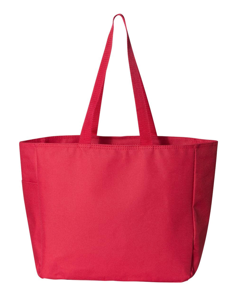 Rear View of Red Must Have Tote - 8815