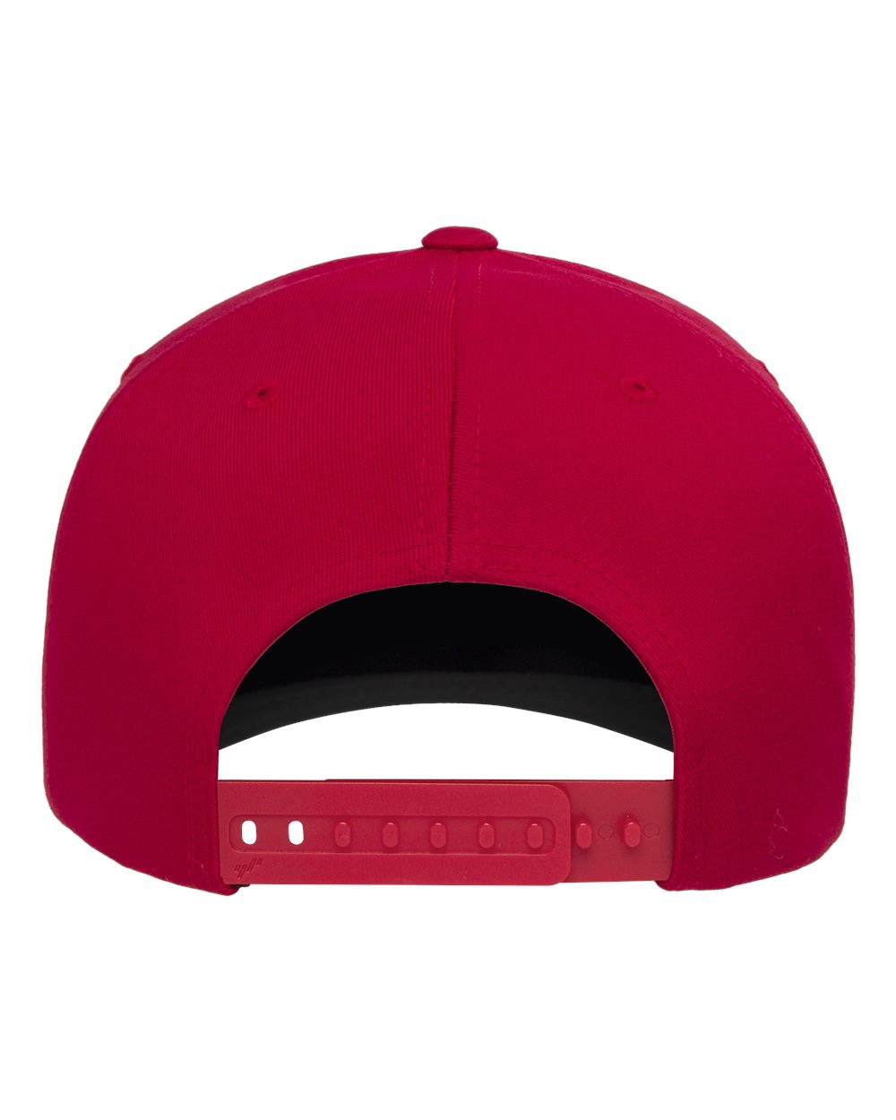 Rear View of Red NU® Adjustable Cap - 6110NU