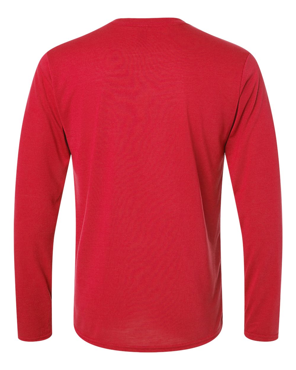 Rear View of Red Performance® Long Sleeve T-Shirt - 42400