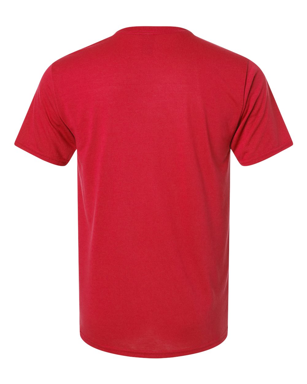 Rear View of Red Performance® T-Shirt - 42000